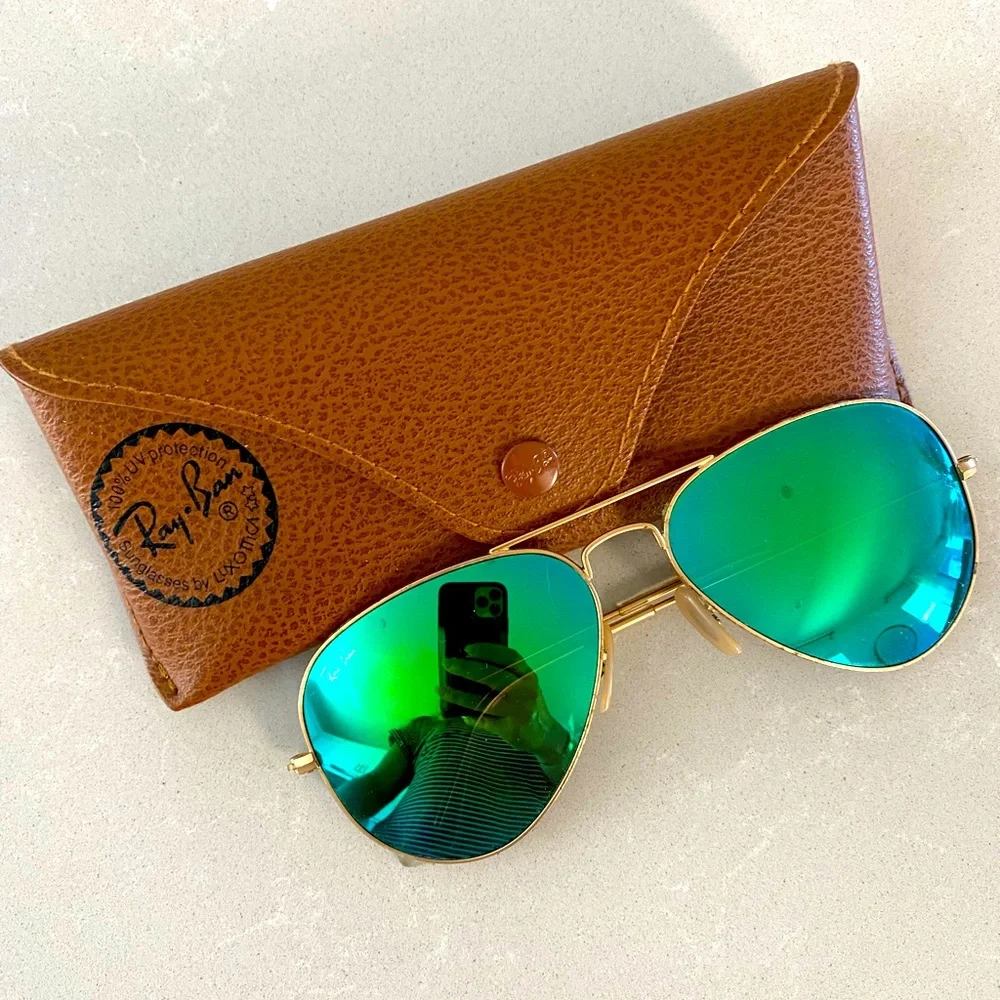Ray-ban Aviators Green - Picture 1 of 3